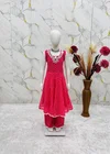 Oc 253 Heavy Faux Georgette Digital Print Work Kids Gown With Bottom Dupatta
